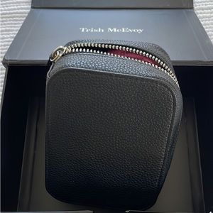 Trish McEvoy mini vegan leather planner